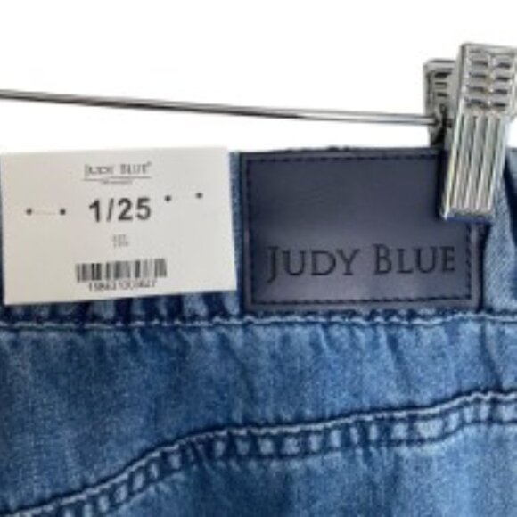 NWT Judy Blue Wilhemina Elastic Waistband Drawstring & Side Panel Jeans 25 - Picture 5 of 6